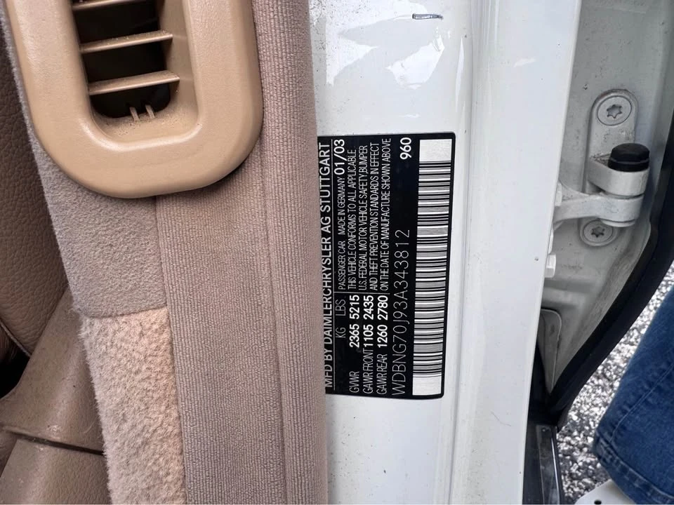 2003 Mercedes-Benz W220 S-Class - Image 11 of 14