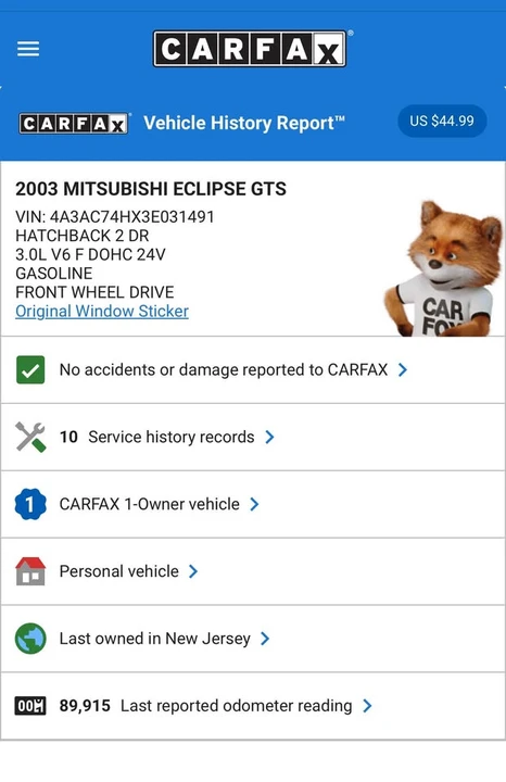 2003 Mitsubishi Eclipse 3rd Gen - Image 17 of 17