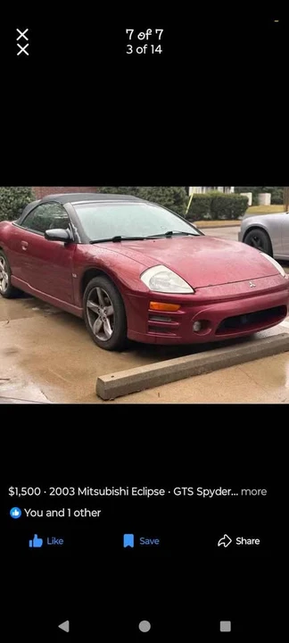 2003 Mitsubishi Eclipse 3rd Gen - Image 2 of 7