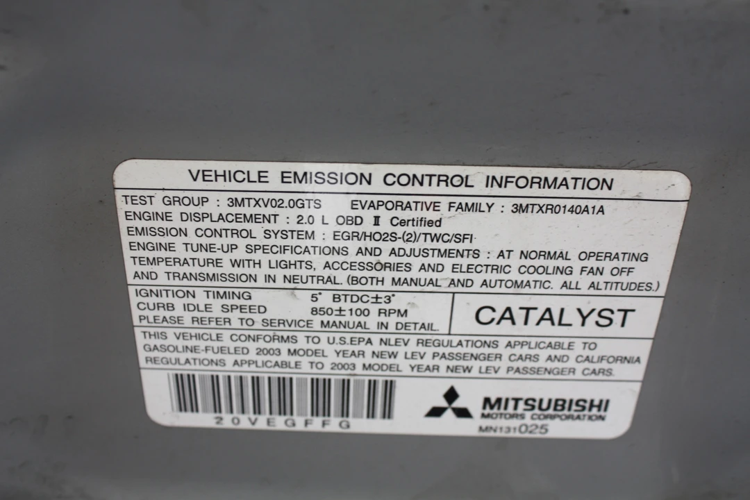 2003 Mitsubishi Lancer Evolution VIII 7th Gen - Image 22 of 29