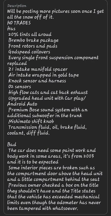 2003 Nissan 350Z 5th Gen - Image 5 of 5