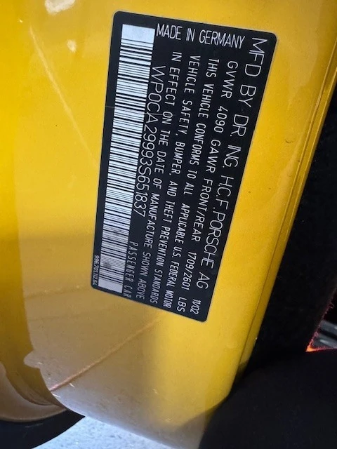2003 Porsche 996 Carrera - Image 6 of 17