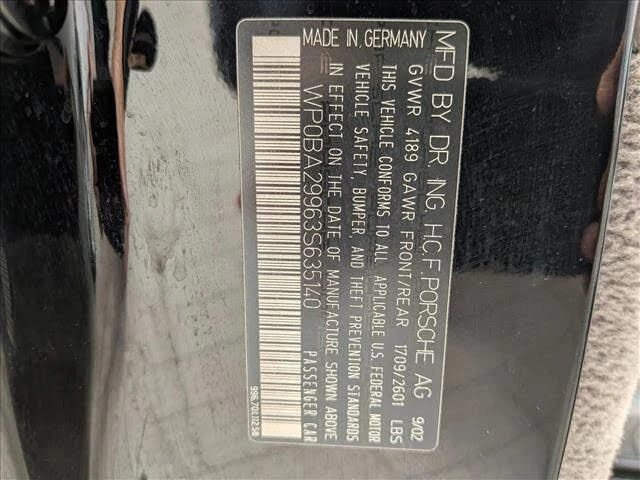 2003 Porsche 996 Carrera - Image 24 of 24