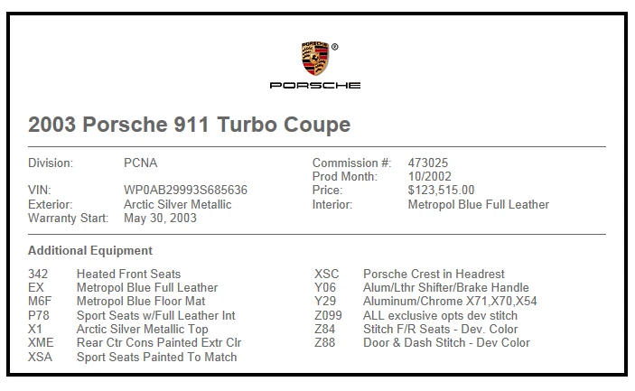 2003 Porsche 996 Turbo - Image 9 of 12