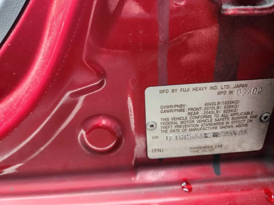 2003 Subaru Impreza 2nd Gen - Image 6 of 7
