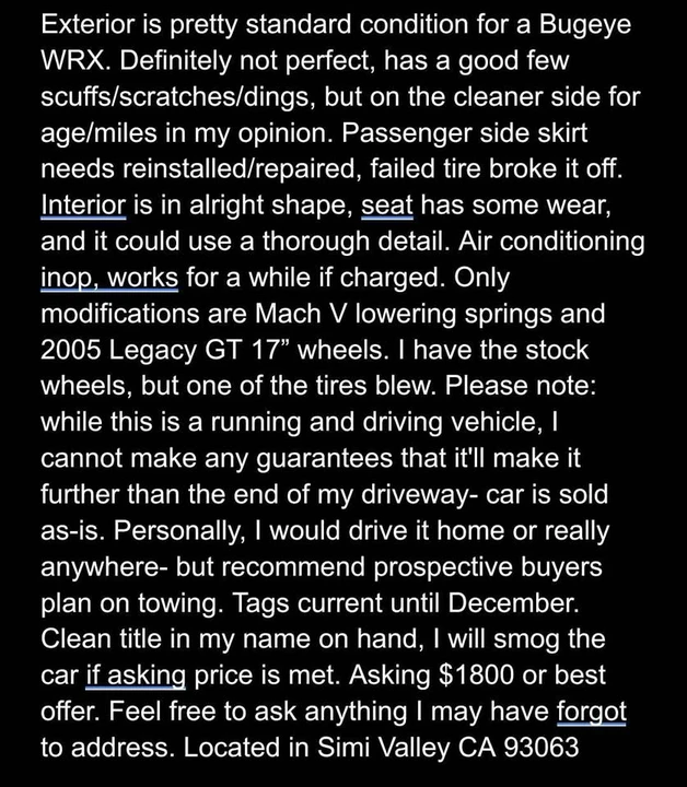 2003 Subaru Impreza WRX 2nd Gen - Image 16 of 16