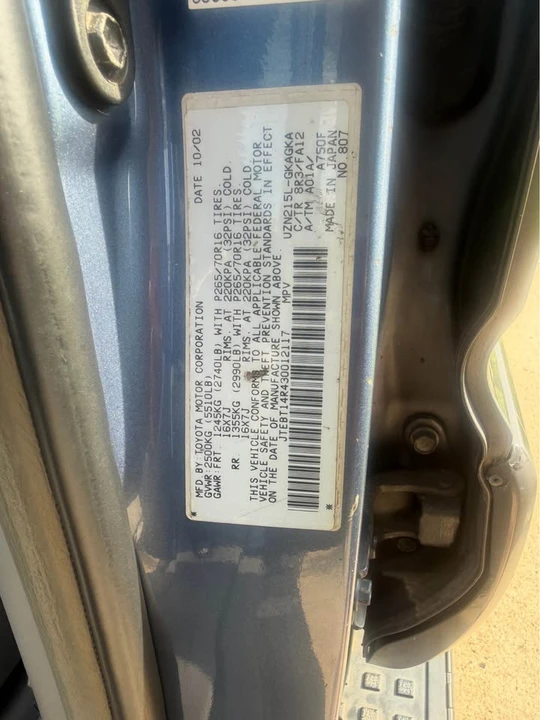 2003 Toyota 4Runner 4th Gen - Image 9 of 13