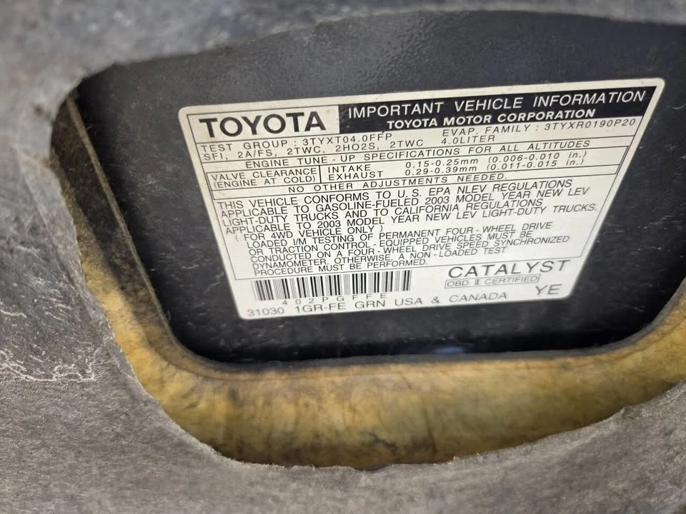2003 Toyota 4Runner 4th Gen - Image 16 of 18