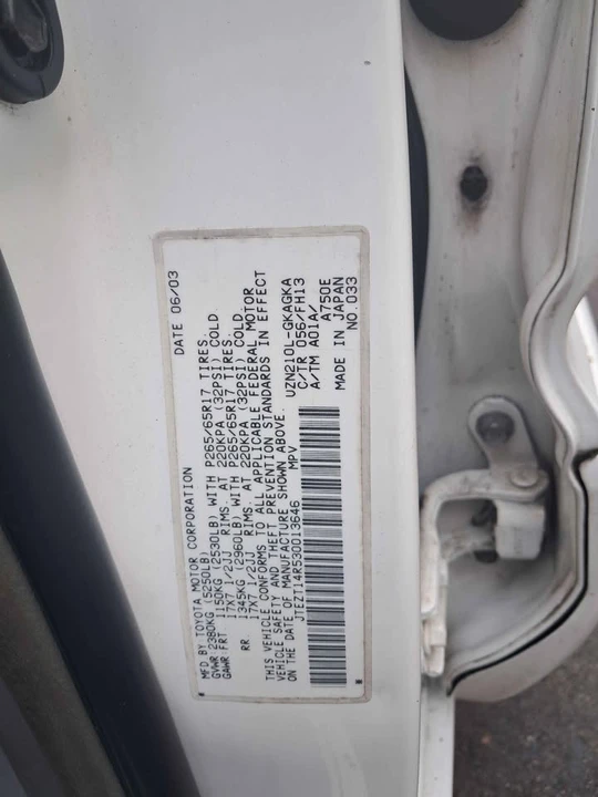 2003 Toyota 4Runner 4th Gen - Image 7 of 16