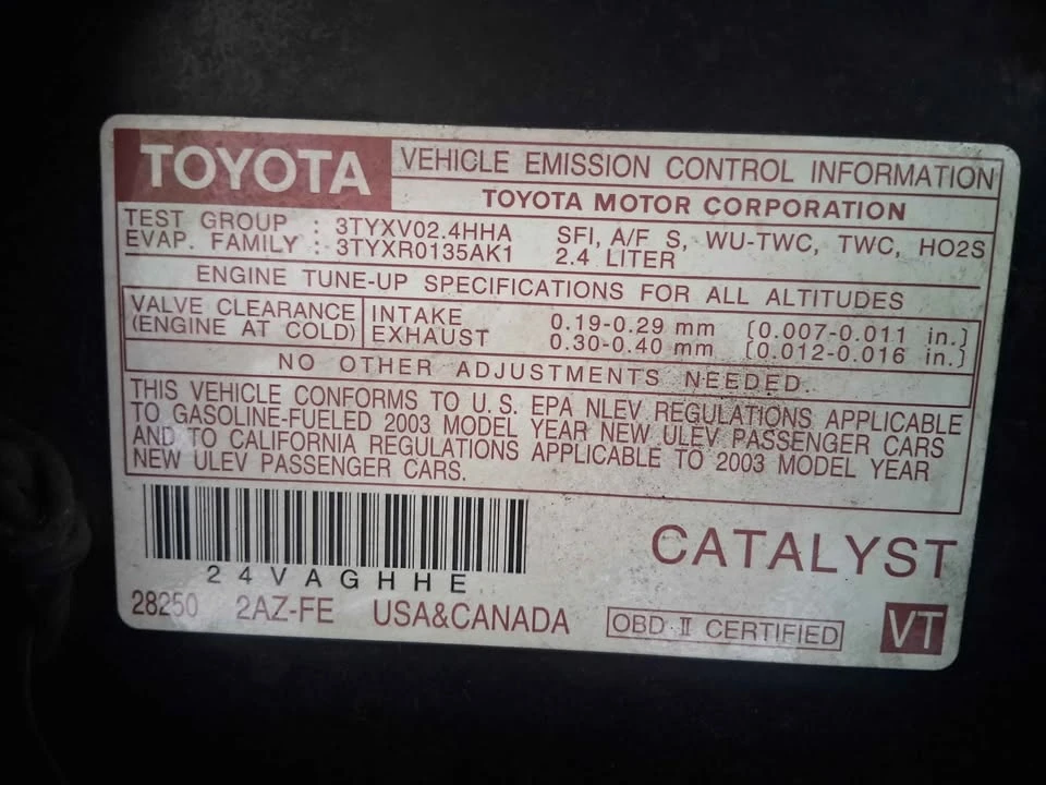 2003 Toyota Camry 5th Gen - Image 6 of 7