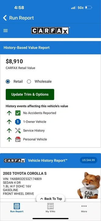 2003 Toyota Corolla 9th Gen - Image 14 of 15