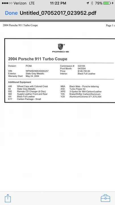 2004 Porsche 996 Turbo - Image 2 of 2