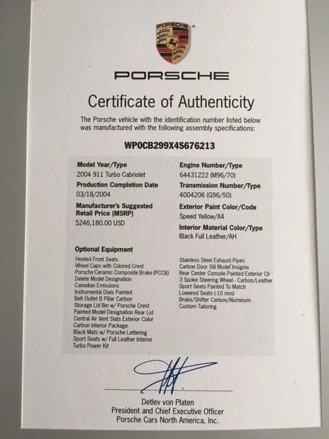 2004 Porsche 996 Turbo - Image 8 of 10