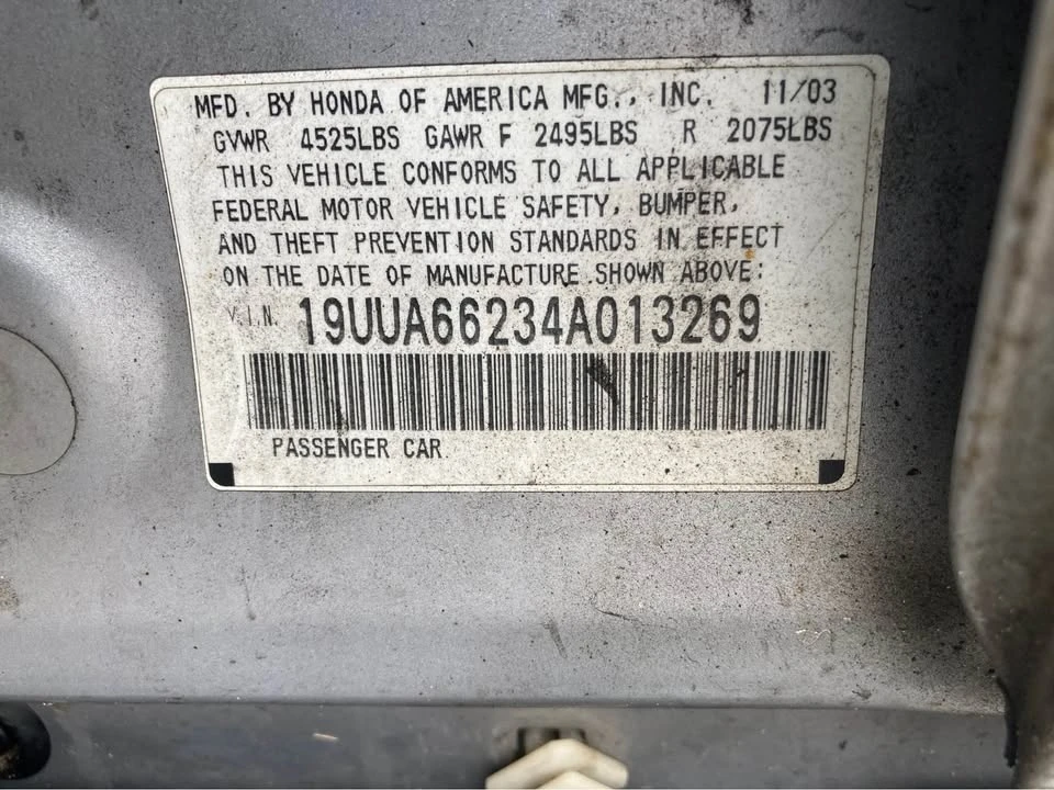 2004 Acura TL 3rd Gen - Image 8 of 9