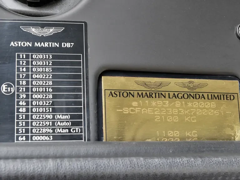 2004 Aston Martin DB7 Zagato - Image 21 of 21