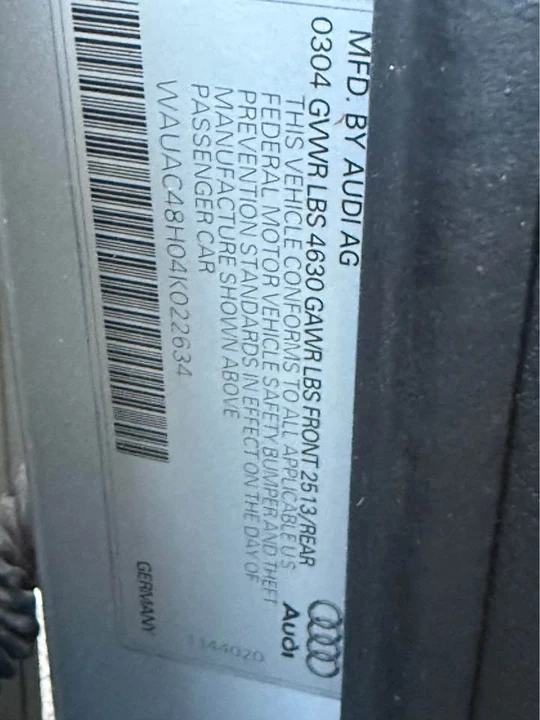 2004 Audi B6 A4 - Image 12 of 12