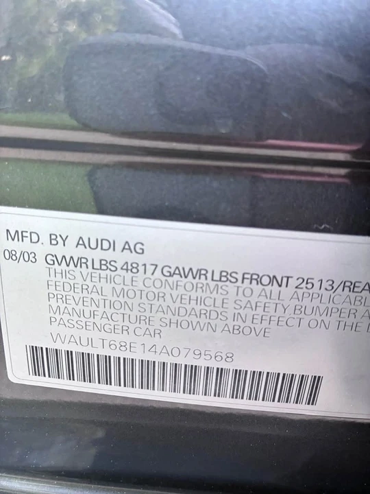 2004 Audi B6 A4 - Image 11 of 11