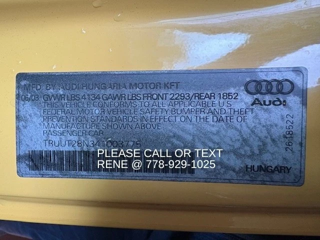 2004 Audi TT Mk1 - Image 17 of 17
