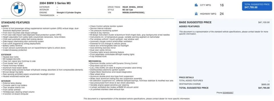 2004 BMW E46 M3 - Image 5 of 20