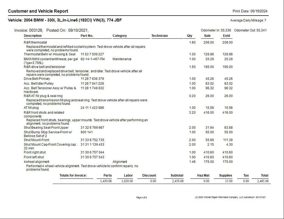 2004 BMW E46 330i & 330Ci - Image 19 of 21