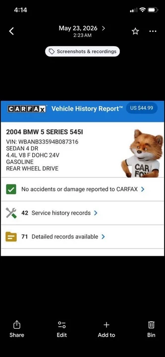 2004 BMW E39 5 Series - Image 5 of 5