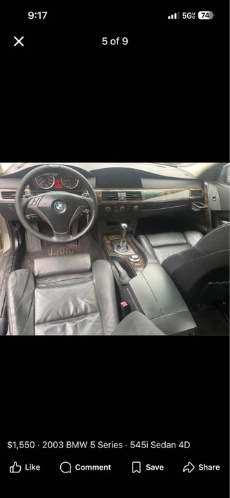 2004 BMW E60 545i & 550i Sedan - Image 6 of 6