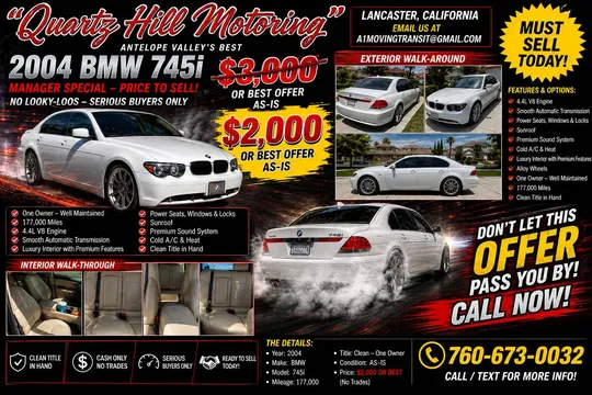 2004 BMW 745i