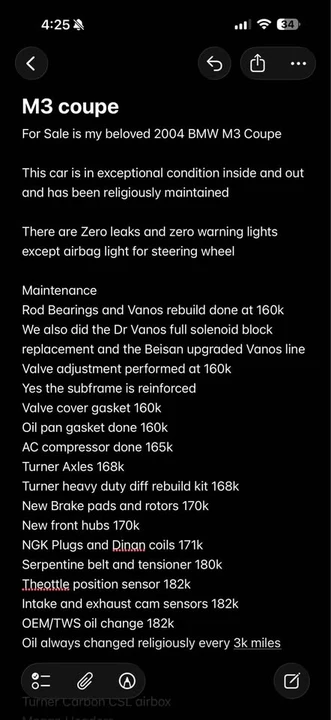 2004 BMW E46 M3 - Image 17 of 20
