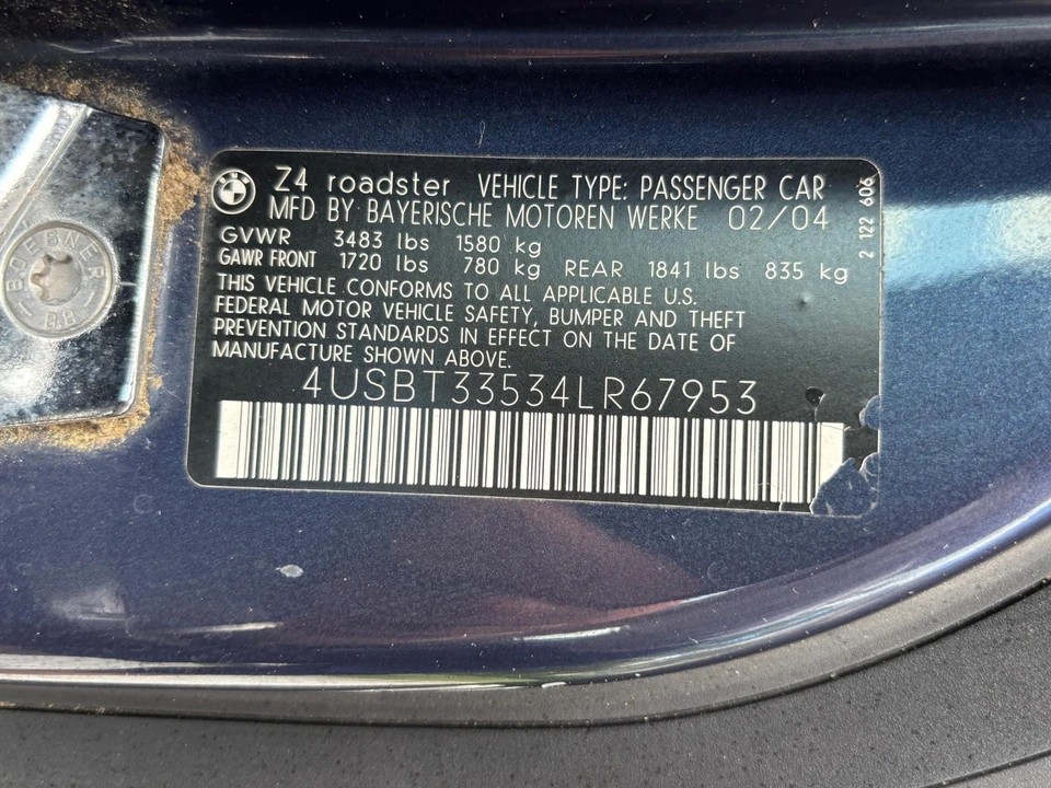 2004 BMW E85 Z4 Roadster - Image 29 of 31