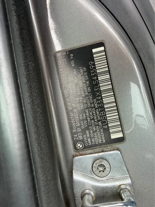2004 BMW E85 Z4 Roadster - Image 14 of 15