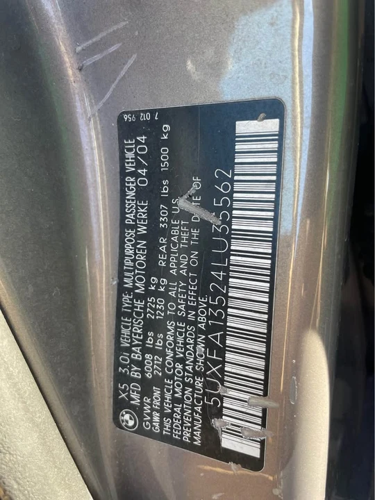 2004 BMW E53 X5 - Image 14 of 14