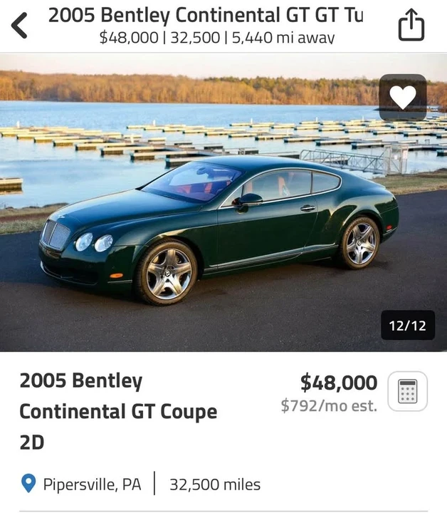 2004 Bentley Continental GT 1st Gen - Image 13 of 14