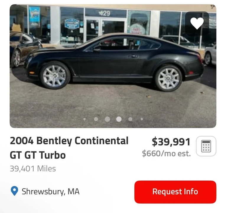 2004 Bentley Continental GT 1st Gen - Image 12 of 14