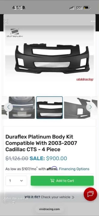 2004 Cadillac CTS-V 1st Gen - Image 17 of 18