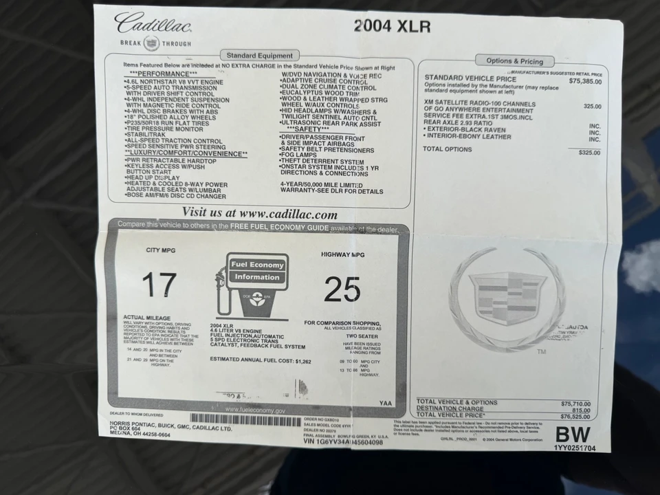 2004 Cadillac XLR - Image 3 of 31