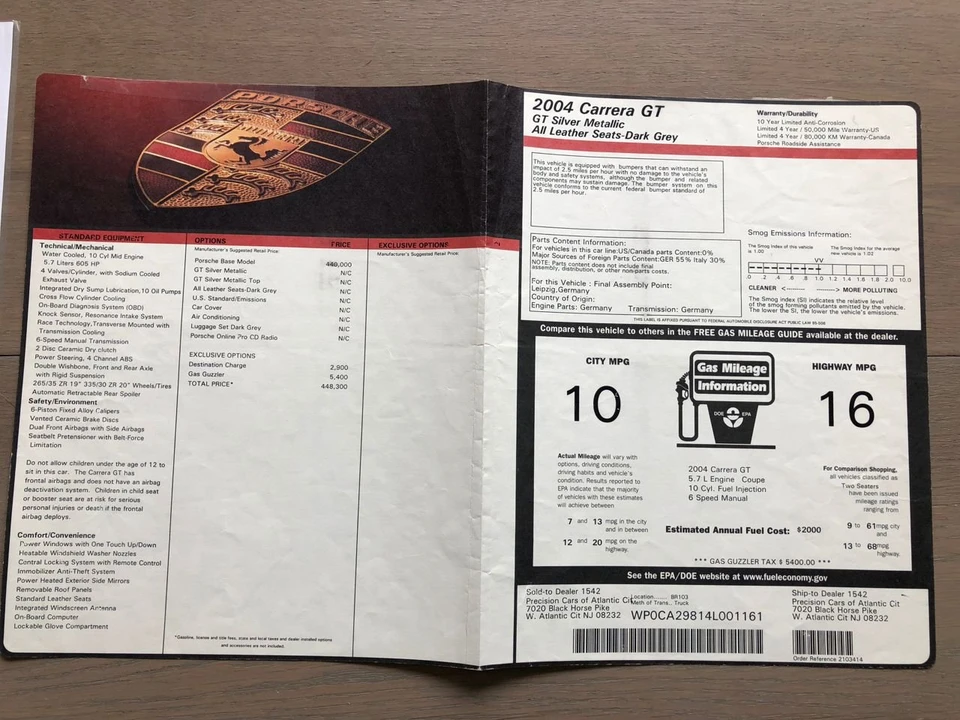 2004 Porsche Carrera GT - Image 20 of 20
