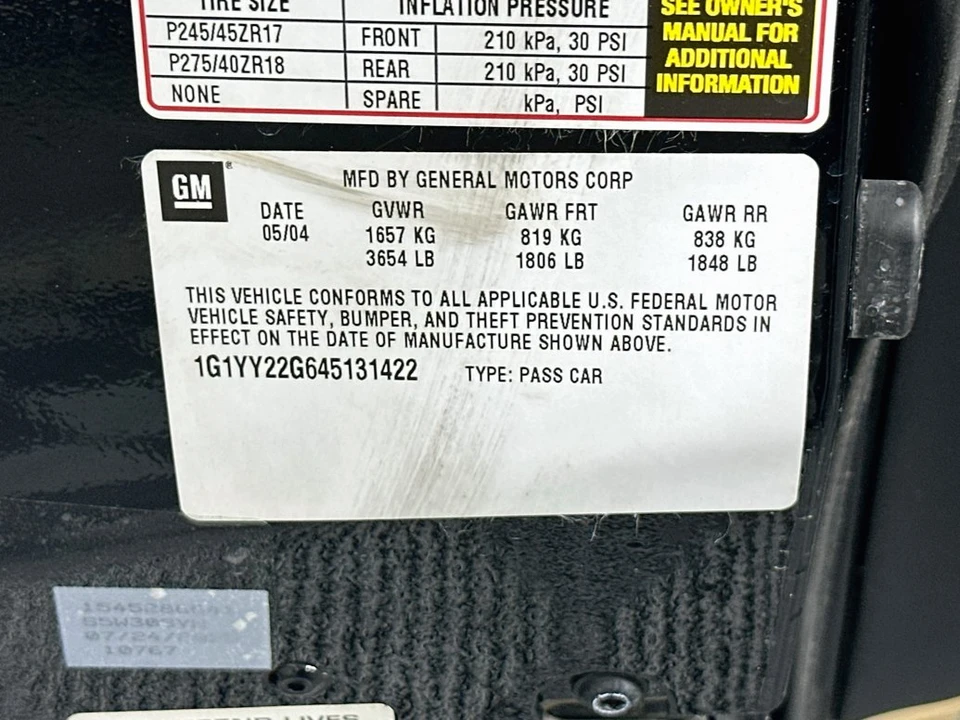 2004 Chevrolet Corvette C5 - Image 10 of 22