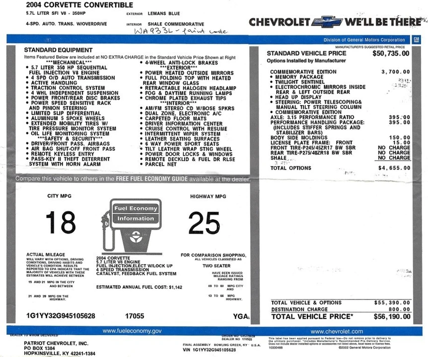2004 Chevrolet Corvette C5 - Image 6 of 21