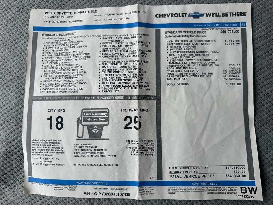 2004 Chevrolet Corvette C5 - Image 31 of 31