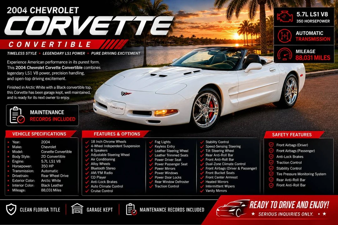 2004 Chevrolet Corvette C5 - Image 2 of 16