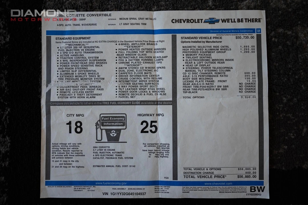 2004 Chevrolet Corvette C5 - Image 17 of 20