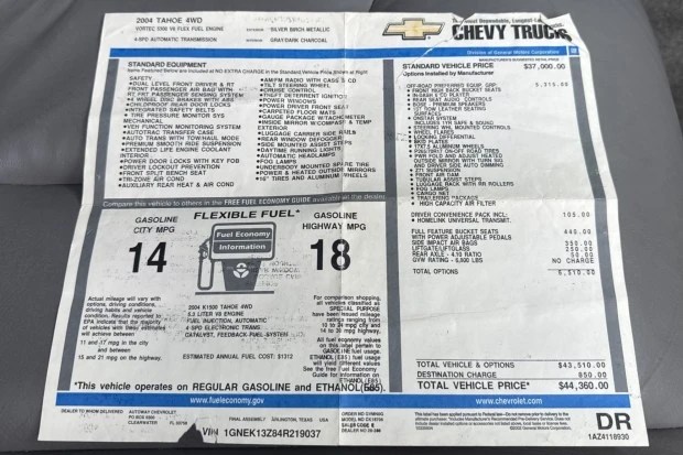 2004 Chevrolet Tahoe 2nd Gen - Image 8 of 8