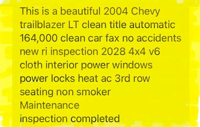 2004 Chevrolet Trailblazer - Image 8 of 9