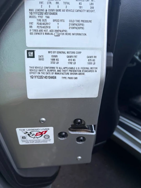 2004 Chevrolet Corvette C5 - Image 11 of 24