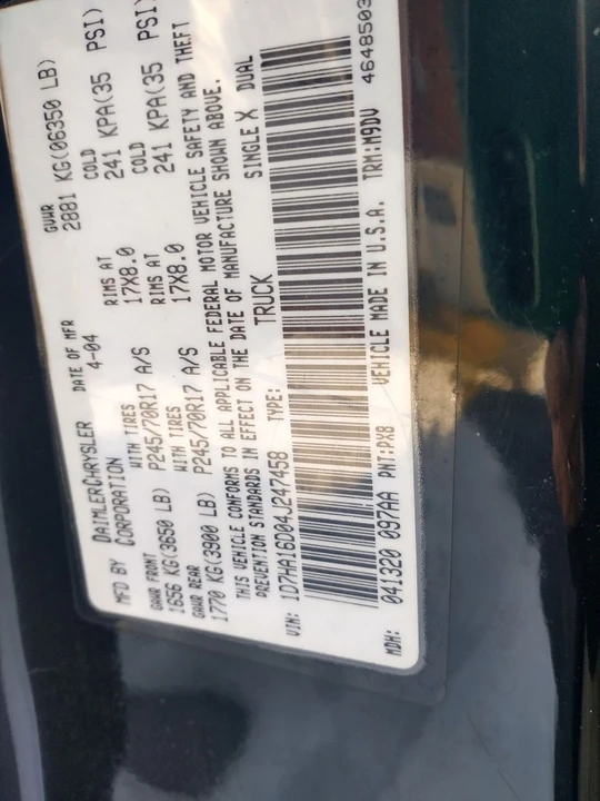 2004 Dodge Ram 3rd Gen - Image 16 of 16