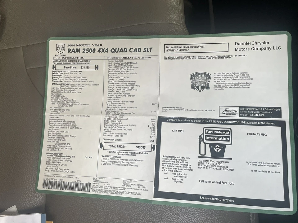 2004 Dodge Ram 3rd Gen - Image 23 of 23