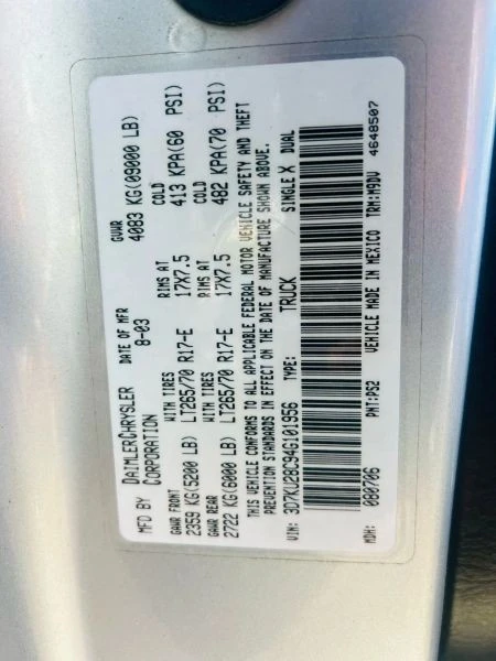 2004 Dodge Ram 3rd Gen - Image 10 of 12