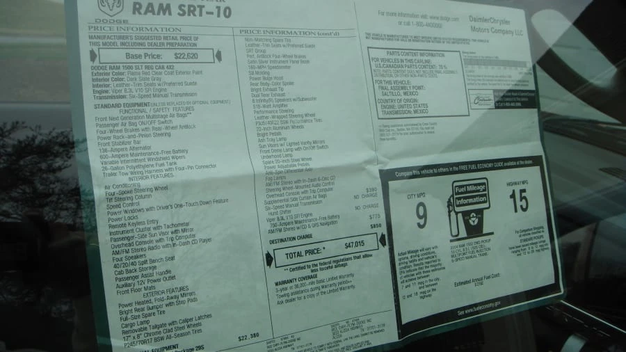 2004 Dodge Ram SRT-10 3rd Gen - Image 7 of 11