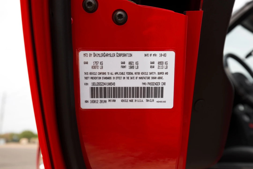 2004 Dodge Viper 3rd Gen - Image 16 of 31