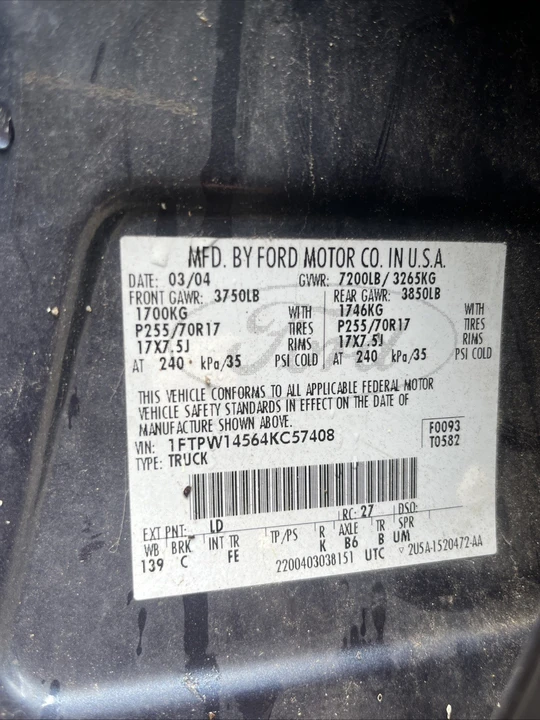 2004 Ford F-150 11th Gen - Image 16 of 16